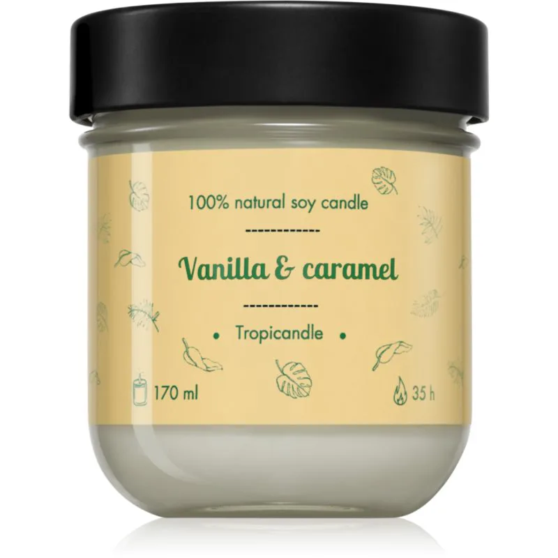 Tropicandle Vanilla & Caramel αρωματικό κερί 170 ml