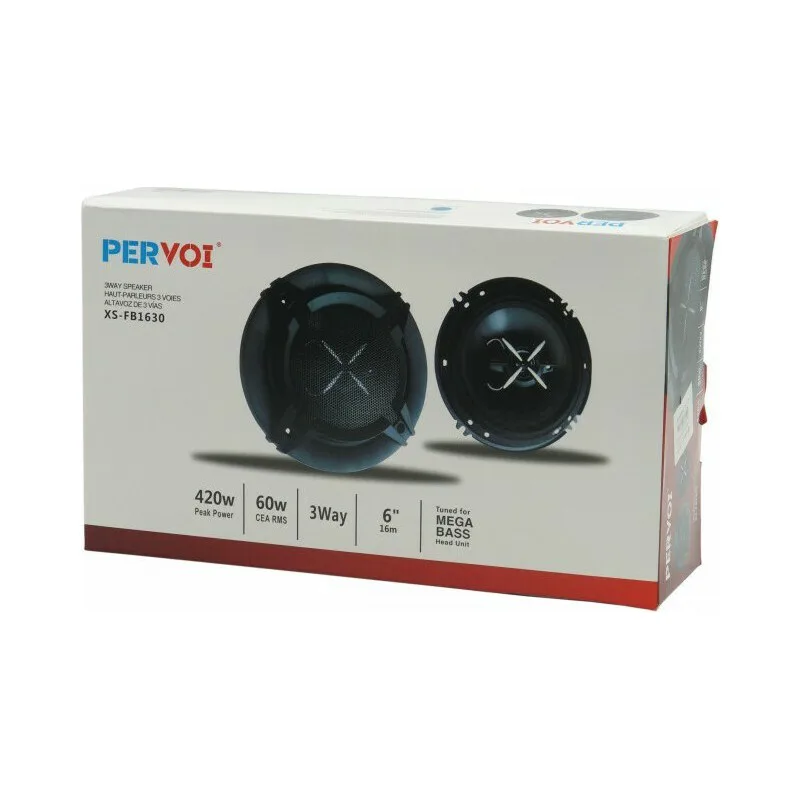 Σετ Ηχεία Αυτοκινήτου 6" 60W RMS (3 Δρόμων) XS-FB1630 2 τμχ