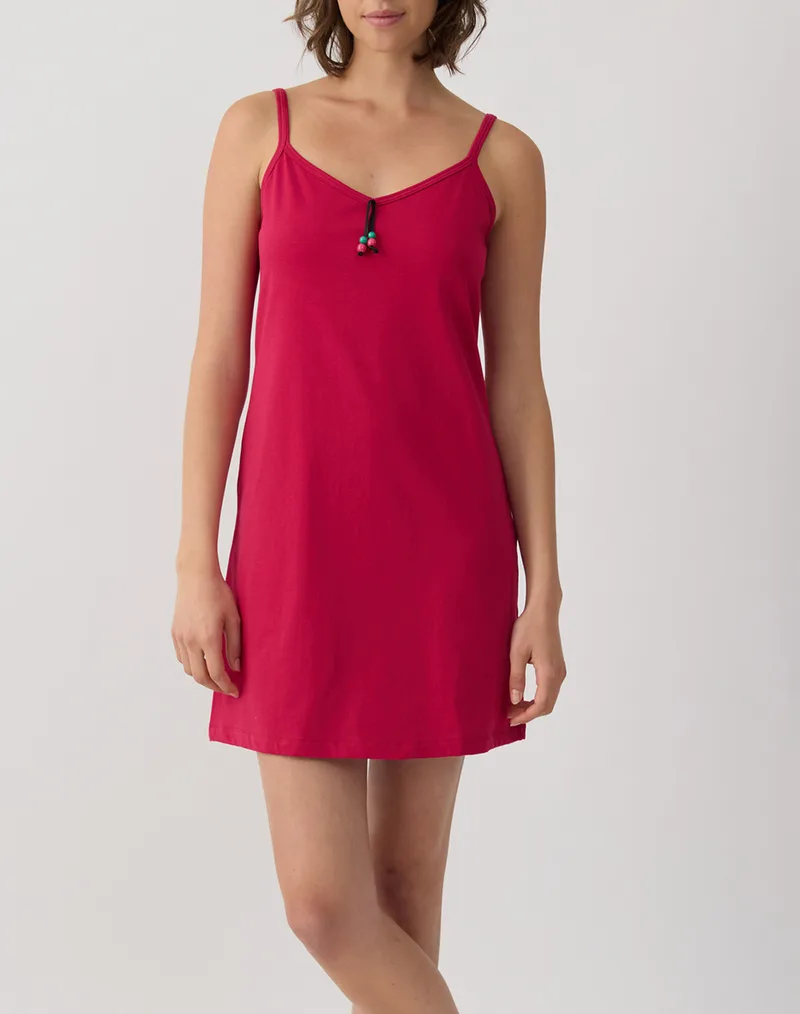 MINERVA ΝΥΧΤ.ΓΥΝ.ΜΠΡΤ.EXOTIC FLORAL 90-53252-519 Red