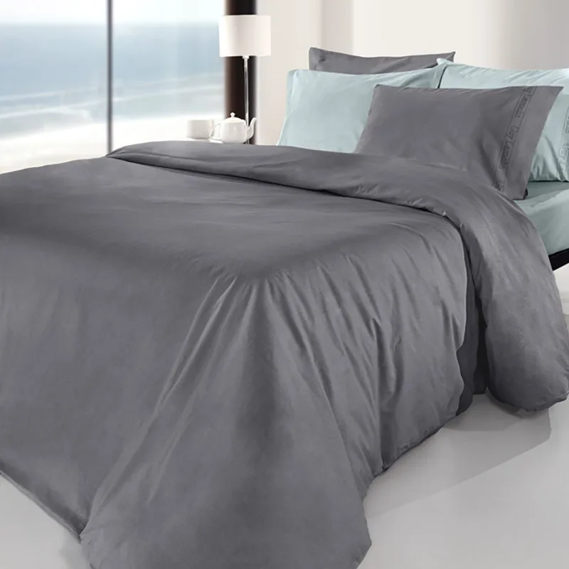 Σεντόνι Μεμονωμένο Υπέρδιπλο 240X270 Guy Laroche Color Plus Anthracite Χωρίς Λάστιχο (240x270)