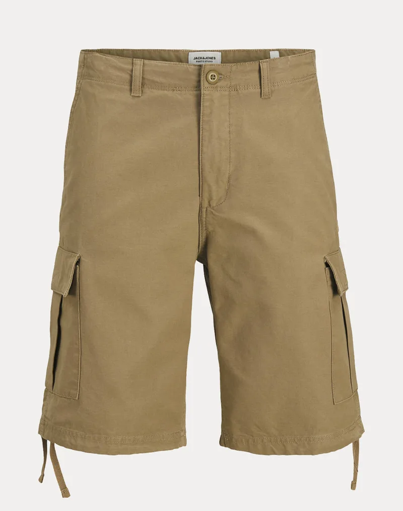 JACK&JONES JPSTCOLE BARKLEY CARGO SHORTS MID SN 12248685-Elmwood SandyBrown