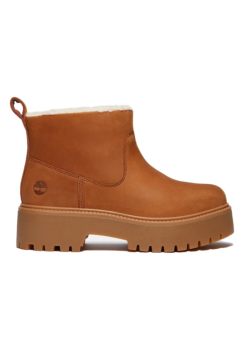 ΓΥΝΑΙΚΕΙΟ ΠΑΠΟΥΤΣΙ TIMBERLAND STONE STREET MID WARM LINED BOOT ΚΑΦΕ/ΠΟΡΤΟΚΑΛΙ
