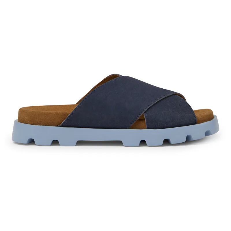 CAMPER Brutus Sandal - Πέδιλα Για Γυναικεία - Μπλε, Μέγεθος 42, Cotton fabric