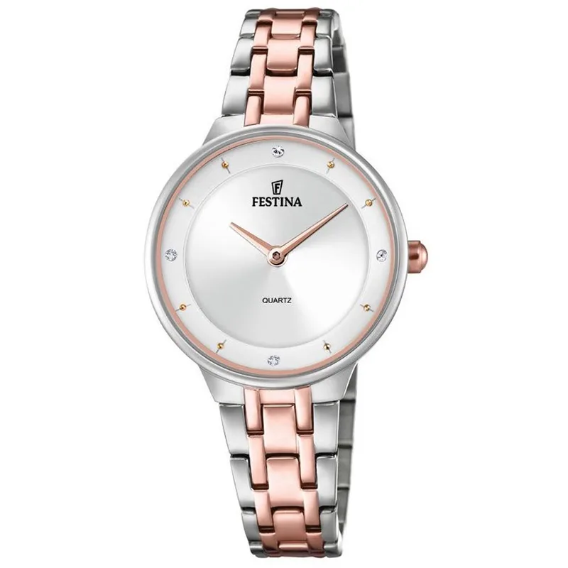 FESTINA Crystals Two Tone Stainless Steel Bracelet F20626-1