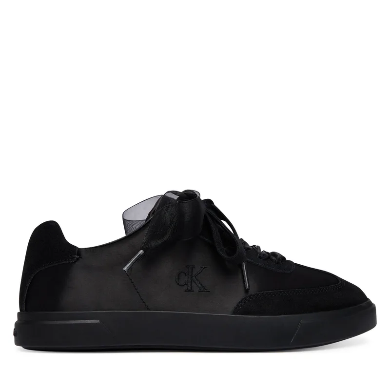 Αθλητικά Calvin Klein Low Pro Cupsole Wt Satin Mix HW0HW03288 Μαύρο