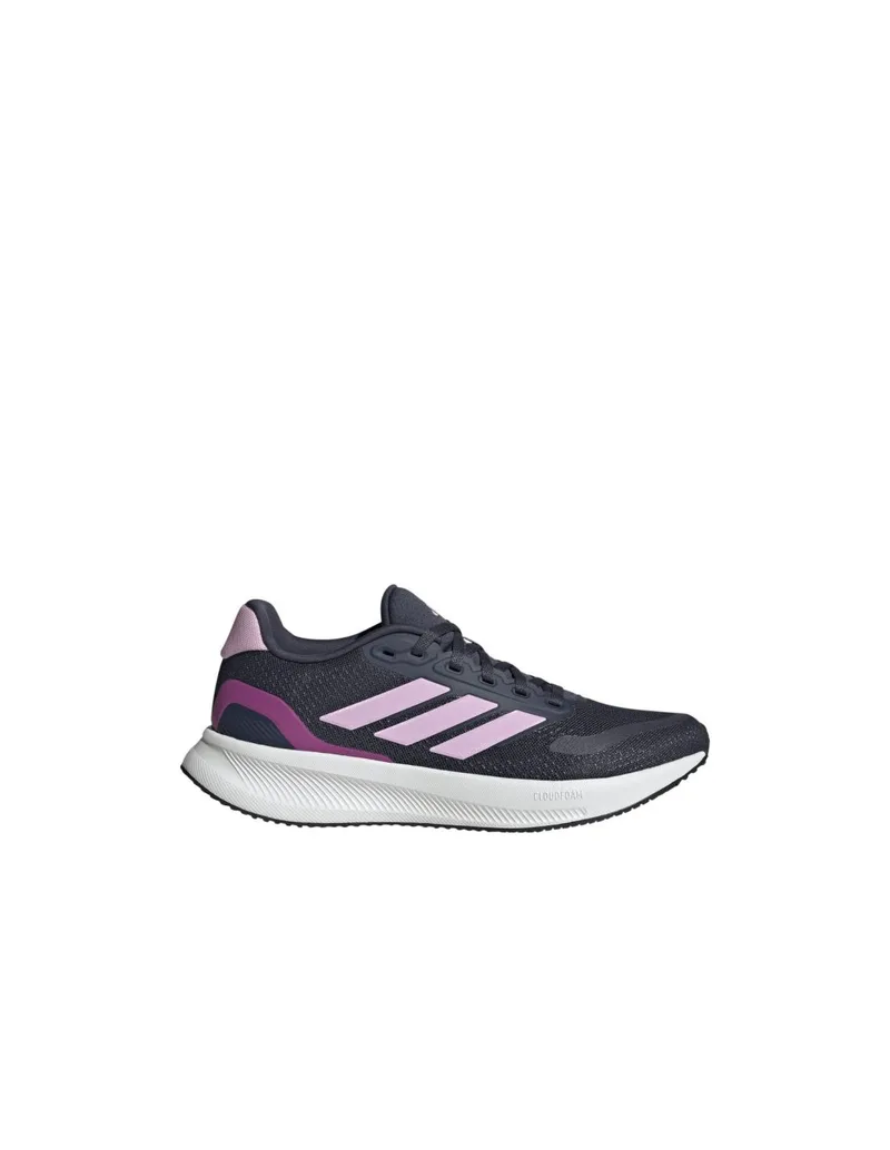 Adidas Runfalcon 5 Running Women's Shoes Black and Ροζ JQ8755