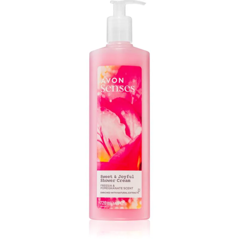 Avon Senses Sweet & Joyful ενυδατικό τζελ ντους 720 ml