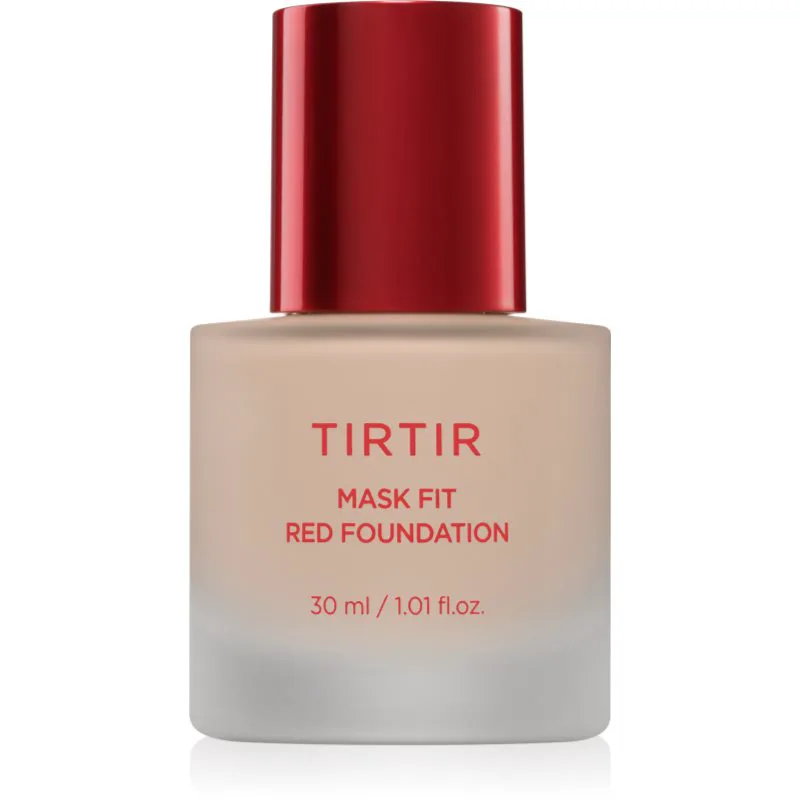 TIRTIR Mask Fit Red Foundation λαμπρυντικό ρευστό μεικ απ με ενυδατικό αποτέλεσμα απόχρωση 17C Porcelain 30 ml