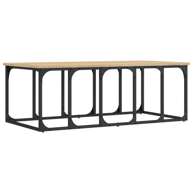 vidaXL Τραπεζάκι Σαλονιού Sonoma Δρυς 100x50x35,5 εκ. Επεξεργ. Ξύλο