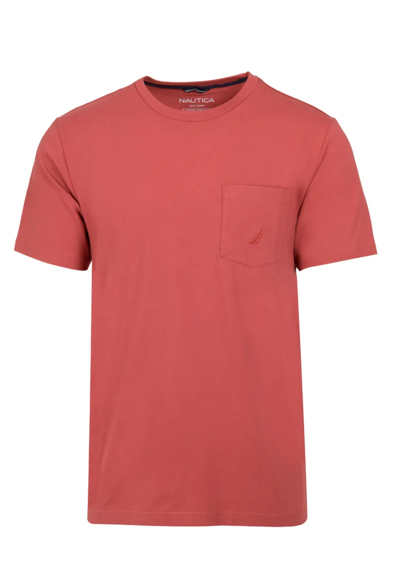 ΑΝΔΡΙΚΟ T-SHIRT NAUTICA ΚΟΝΤΟΜΑΝΙΚΟ ΚΟΡΑΛΙ