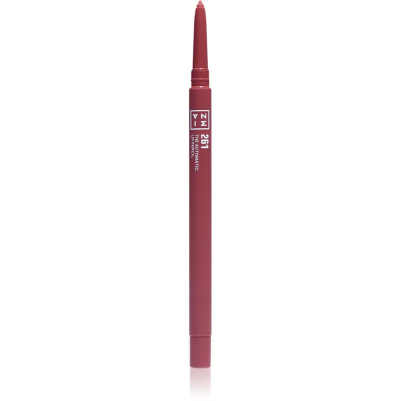 3INA The Automatic Lip Pencil μολύβι περιγράμματος για τα χείλη απόχρωση 261 - Dark nude pink 0.35 γρ