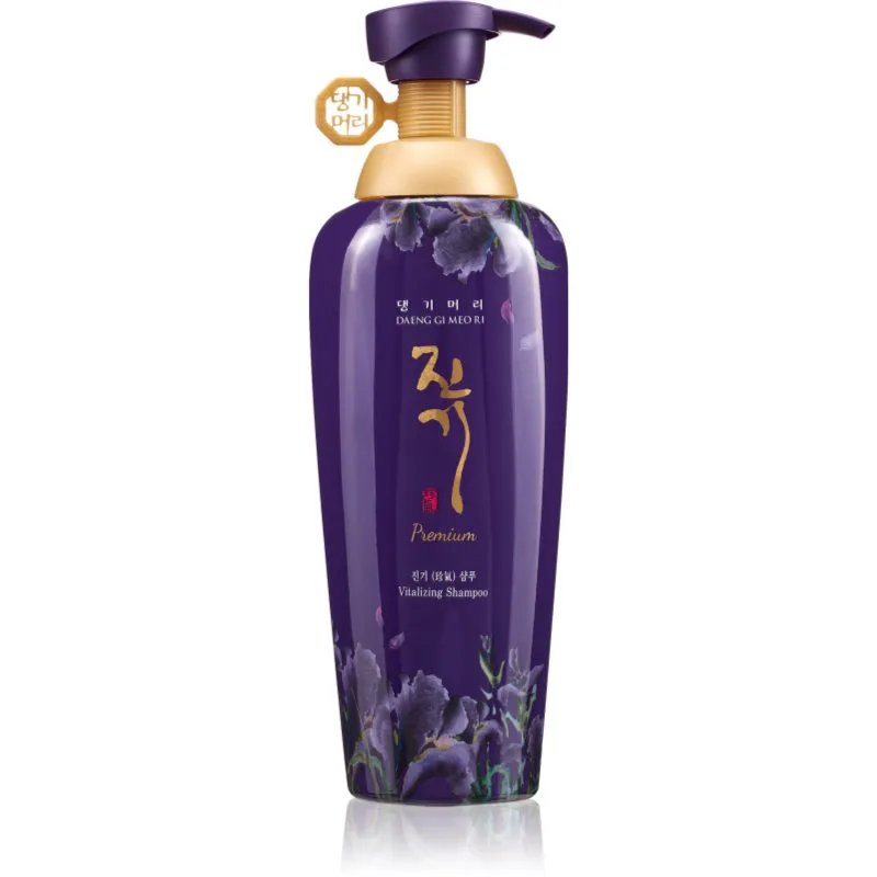 DAENG GI MEO RI Jin Gi Premium Vitalizing Shampoo αποκαταστατικό σαμπουάν για πολύ ταλαιπωρημένα εύθραυστα μαλλιά διέγερση ανάπτυξης μαλλιών 500 ml
