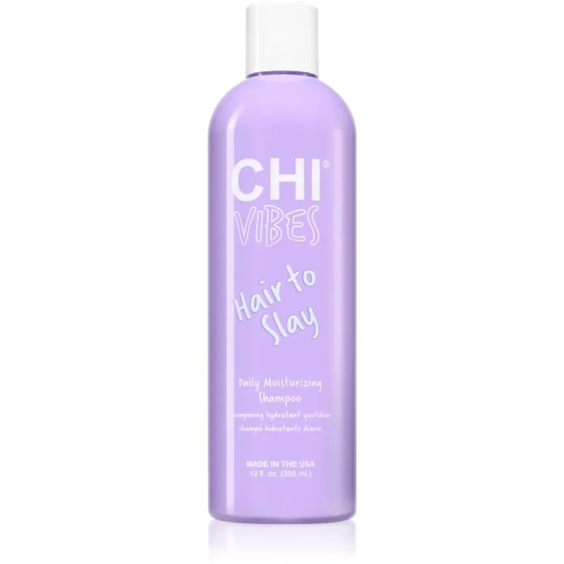 CHI Vibes Hair To Slay Daily Moisturizing Shampoo ενυδατικό σαμπουάν για ψαλίδα των μαλλιών 355 ml