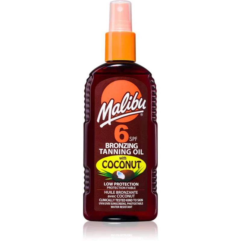 Malibu Bronzing Tanning Oil αντηλιακό σπρέι με τερακότα 200 ml