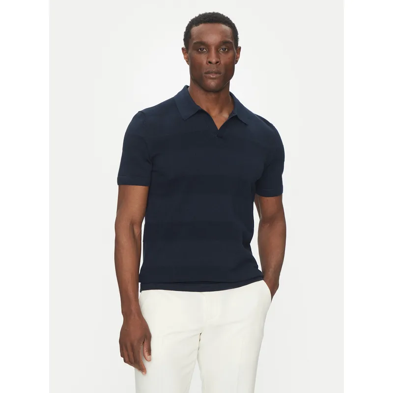 Hechter Paris Polo 65009 151808 Σκούρο μπλε Regular Fit