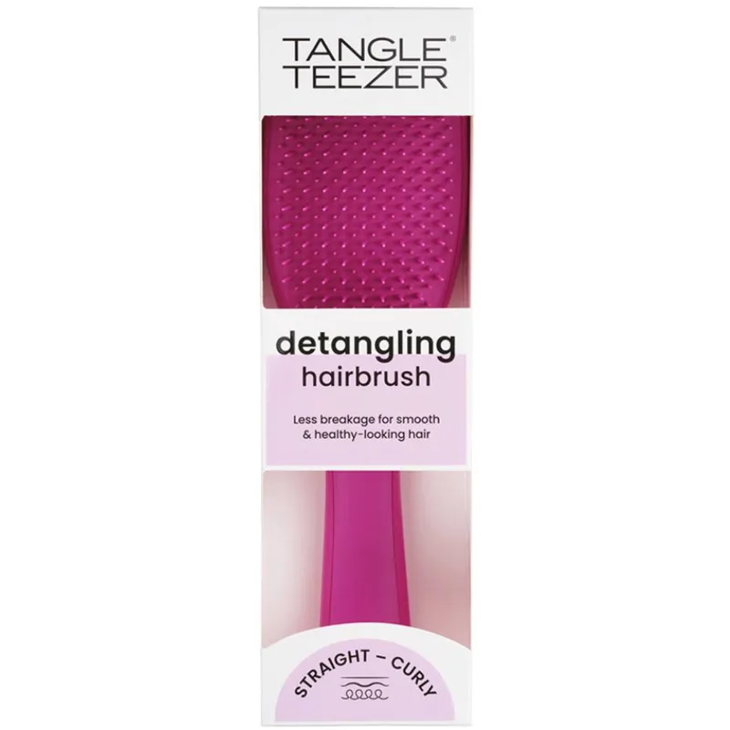 Tangle Teezer The Ultimate Detangler Electric Raspberry Βούρτσα για Εύκολο Ξεμπέρδεμα για Ίσια & Σγουρά Μαλλιά 1 Τεμάχιο