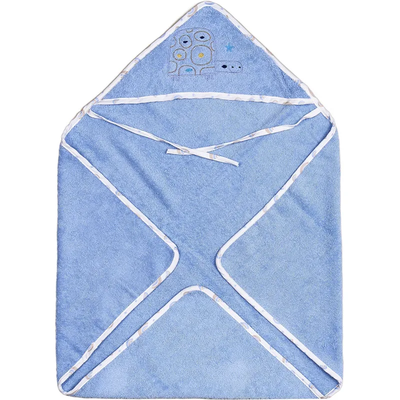 Βρεφική Κάπα 75x75 Κόσμος Μωρού Tortoise Blue