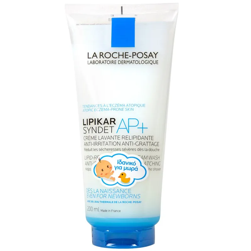 La Roche-Posay Lipikar Syndet AP+ Cream Κρέμα Καθαρισμού για το Πολύ Ξηρό Δέρμα με Τάση Ατοπίας 200ml