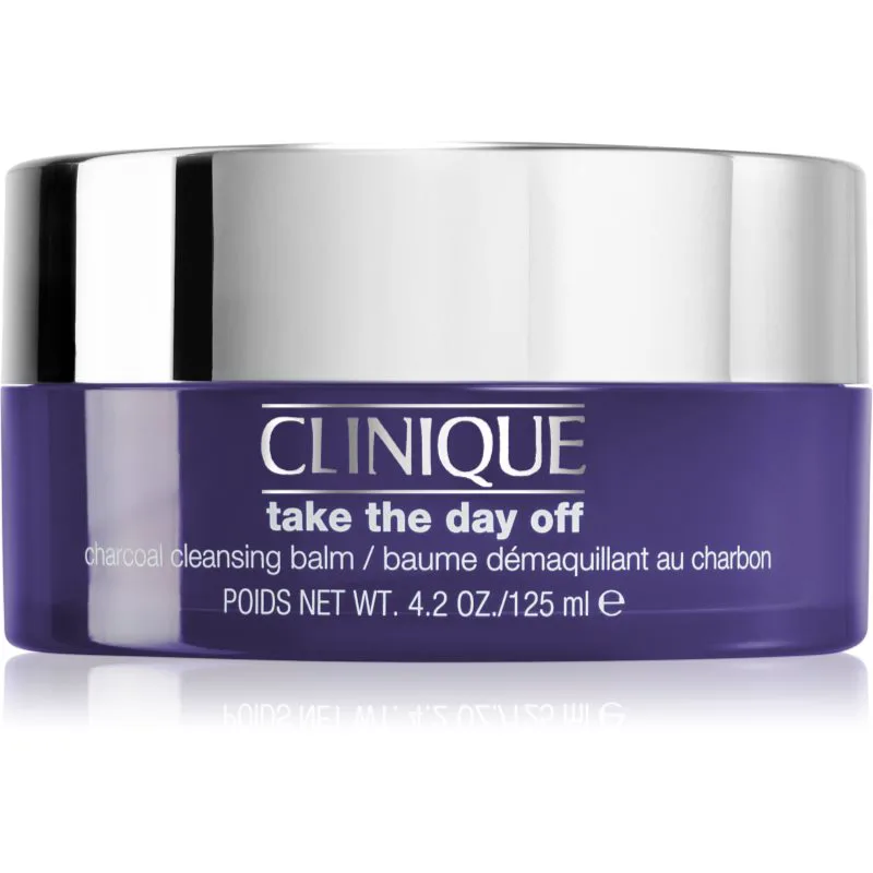 Clinique Take The Day Off™ Charcoal Detoxifying Cleansing Balm βάλσαμο για ντεμακιγιάζ και καθαρισμό με ενεργό άνθρακα 125 ml