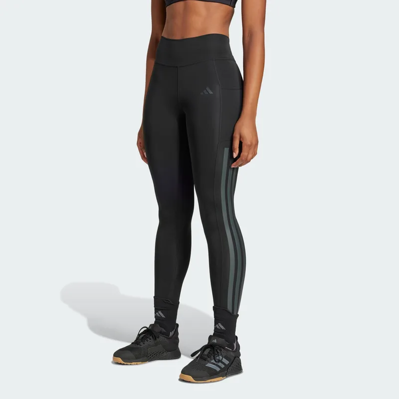 adidas Performance Optimé 3-Stripes Full-Length Γυναικείο Κολάν (9000217321_1469)