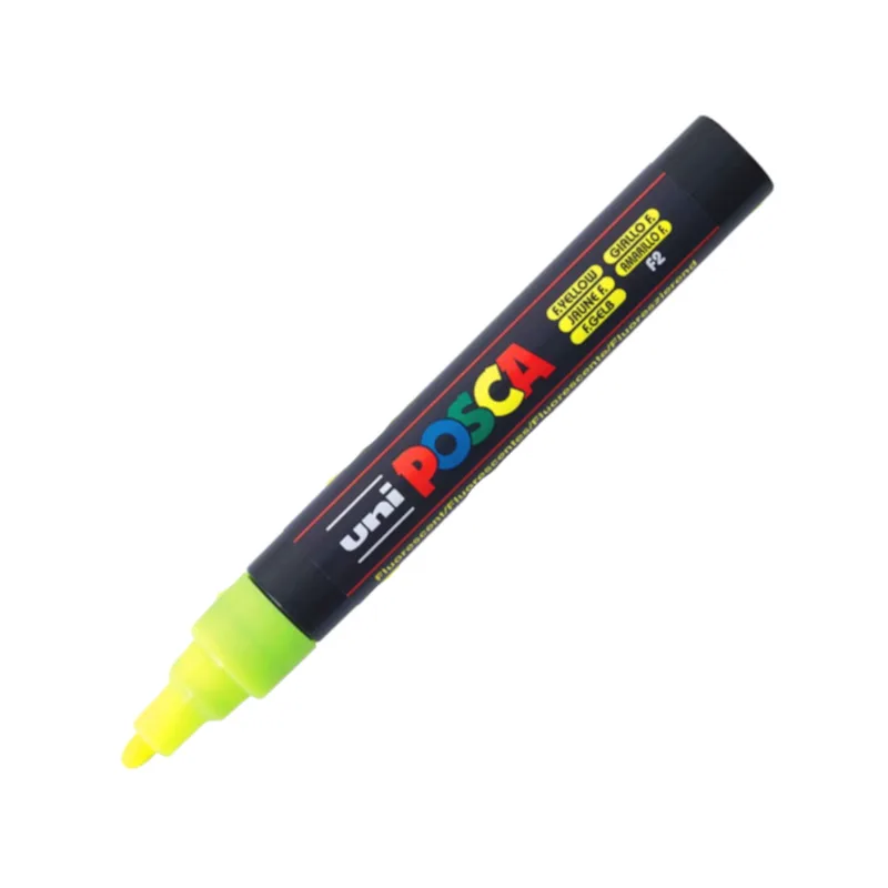 Μαρκαδόρος Posca Medium PC-5M Fluo Yellow 2.5mm Uni-Ball
