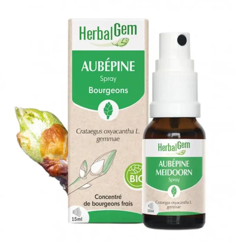 Herbalgem Organic Hawthorn Spray Buds 15ml