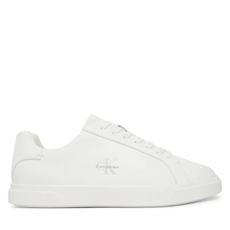 Αθλητικά Calvin Klein Low Pro Cups Lth Ml HW0HW03146 Λευκό
