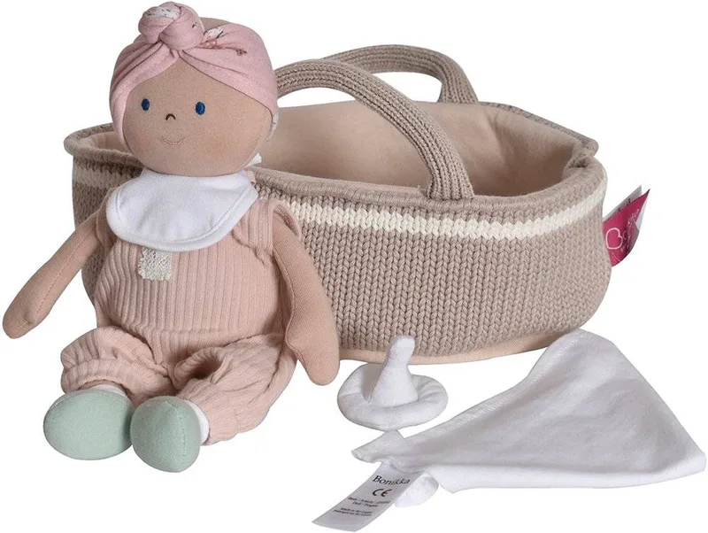 ΥΦΑΣΜΑΤΙΝΗ ΚΟΥΚΛΑ BONIKKA REMI BABY LIGHT SKIN 25CM