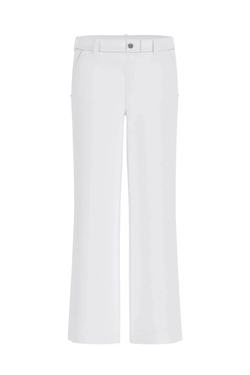 Guess γυναικείο παντελόνι Wide Leg - W6GA1LD0707 Λευκό