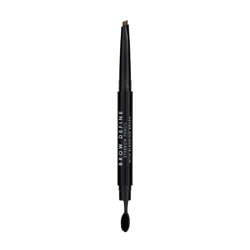 Brow Define Eyebrow Pencil - With Blending Brush-Mid Brown