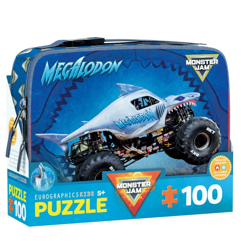 Puzzle 100τμχ Megalodon Monster Jam – Lunch Box