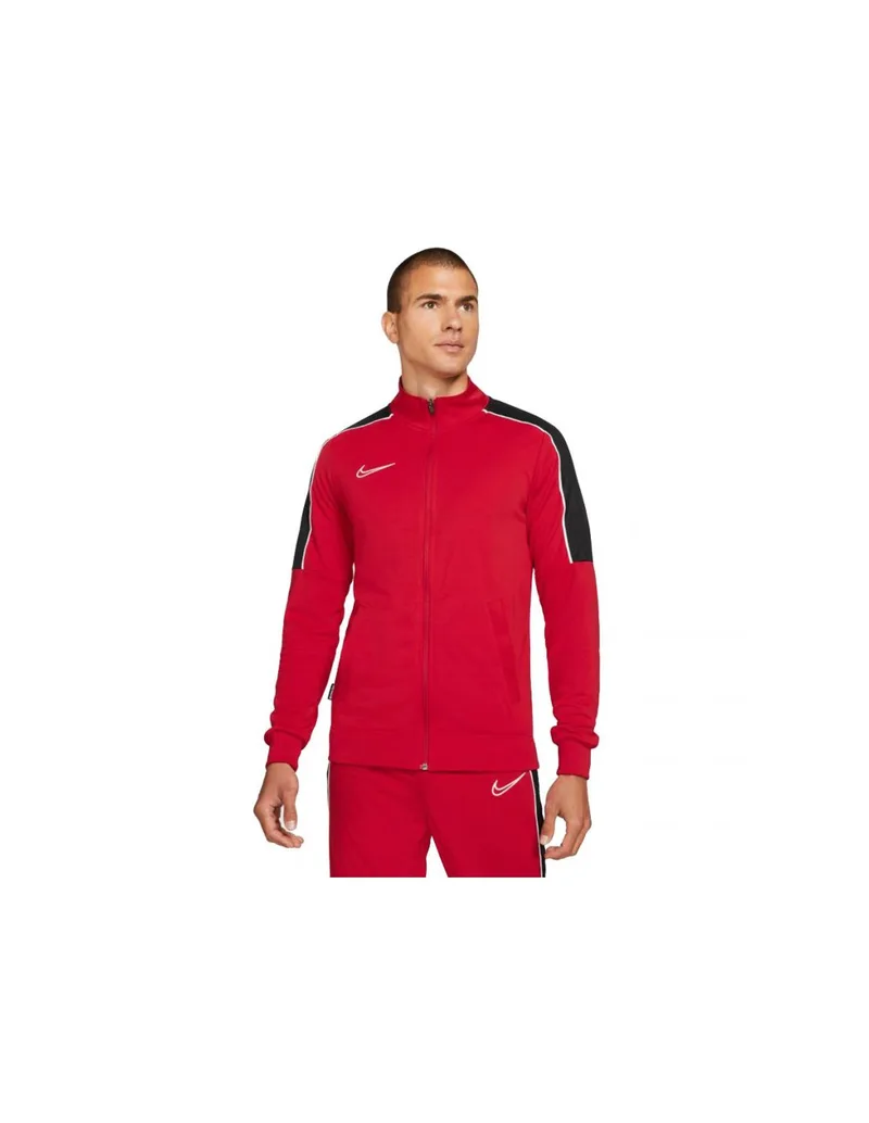 Nike Academy Knit Soccer Ανδρική Φούτερ Ζακέτα Dri-Fit με Τσέπες Κόκκινη DA5566-687