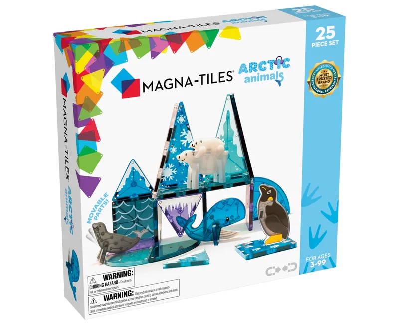 Μαγνητικό Παιχνίδι Κατασκευών Magna-Tiles Arctic Animals 25τμχ.