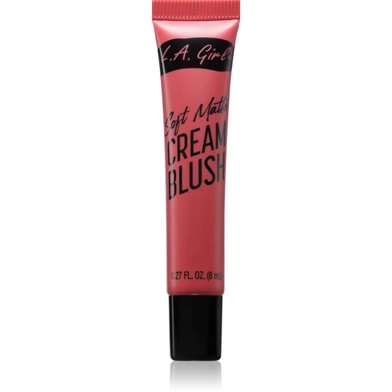 L.A. Girl Cosmetics Soft Matte υγρό ρουζ απόχρωση Kiss Up 8 ml