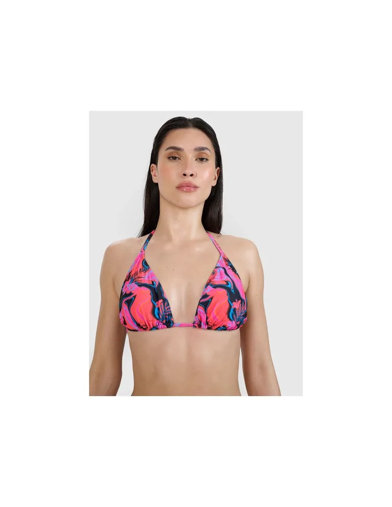 Women's Halter Bikini Top 4F 4FWSS25UBKTF07554A