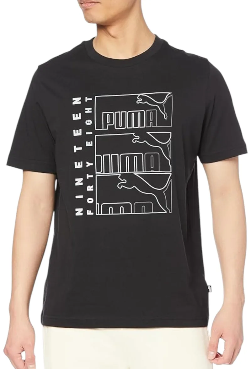 Μπλούζα Κοντομάνικη Puma Graphics Triple No. 1 Logo 680173-01 Ανδρικό