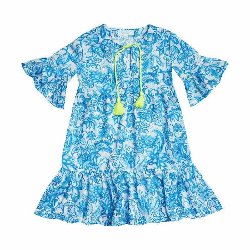 GIRL'S KAFTAN DRESS CYCLADIC