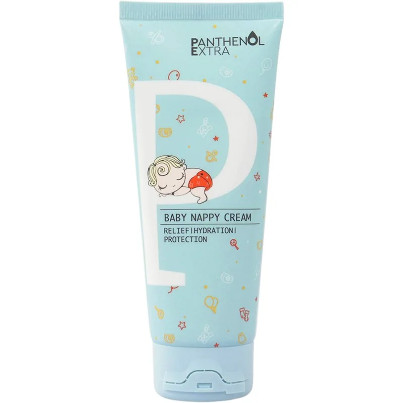 Panthenol Extra Baby Relief, Hydration & Protection Nappy Cream Αδιάβροχη Προστατευτική Κρέμα για την Αλλαγή Πάνας Προστατεύει από το Σύγκαμα, Ανακουφίζει από Ερεθισμούς & Κοκκινίλες 100ml