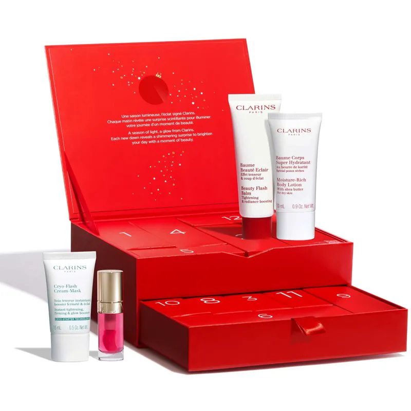 Clarins Advent Calendar 12 Holiday Season Χριστουγεννιάτικο ημερολόγιο