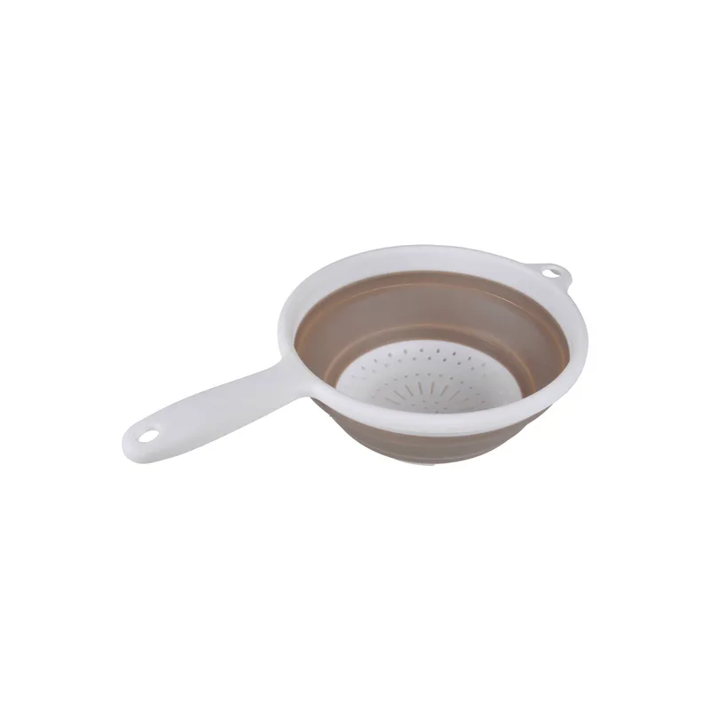 Πτυσσόμενο Σουρωτήρι Με Χερούλι L-C Blanc/Taupe MEN215TA