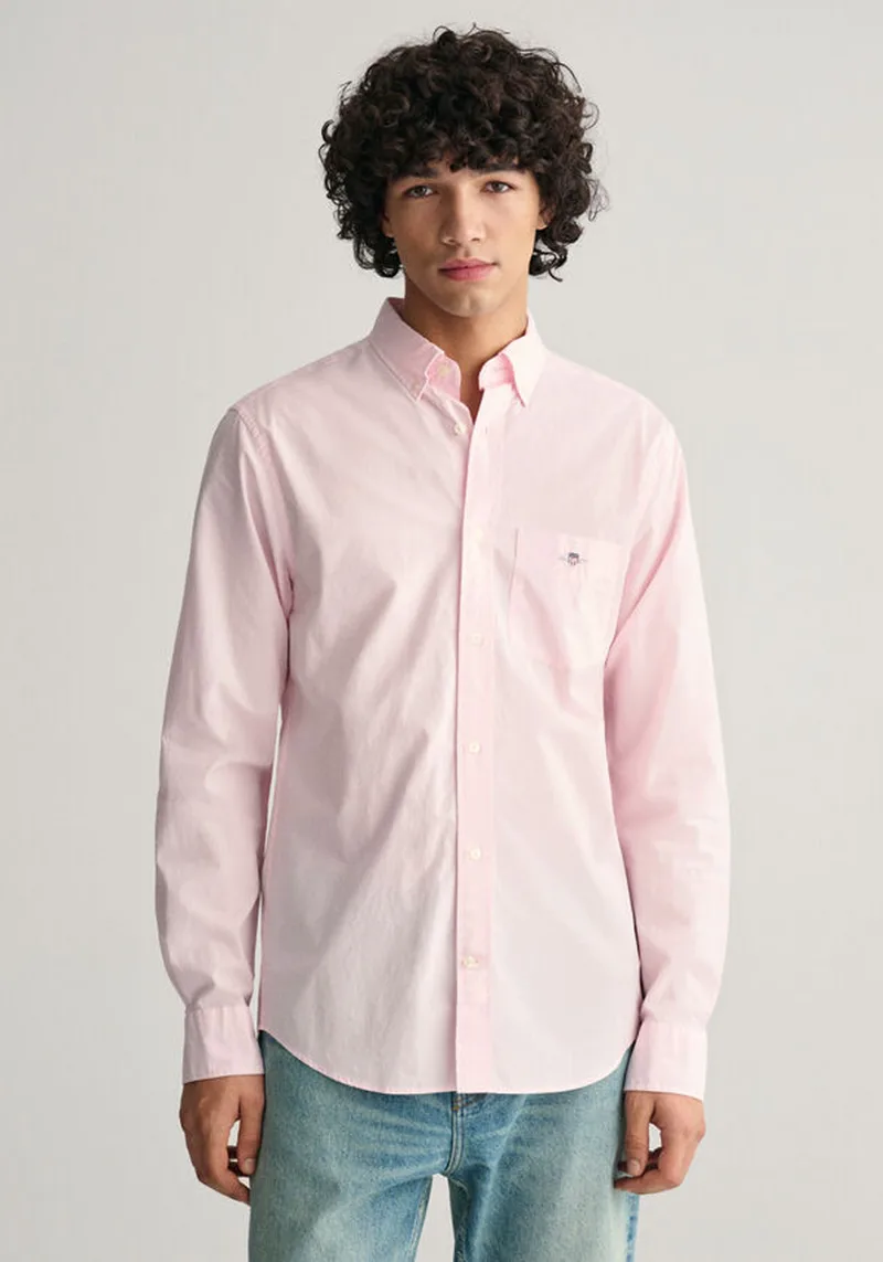 GANT Πουκάμισο της σειράς Poplin - 3000100 662 Light Ροζ
