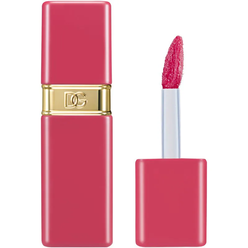 Dolce&Gabbana Rose Dew Lip Bite μακράς διαρκείας ρευστό κραγιόν με ενυδατικό αποτέλεσμα απόχρωση 02 Dainty Mauve - Rosy Mauve 6 ml
