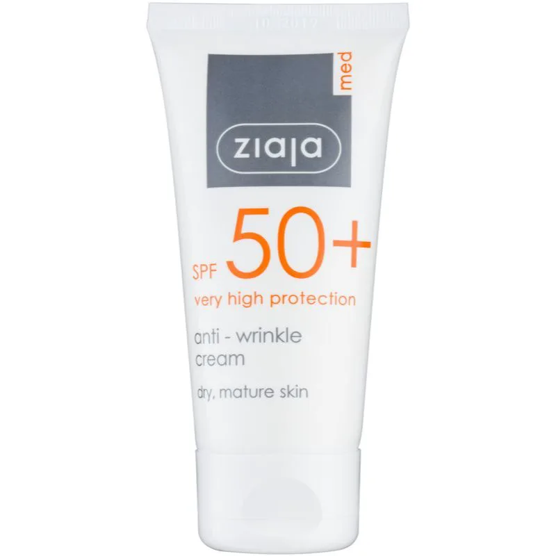 Ziaja Med Protecting UVA + UVB αντιρυτιδική αντιηλιακή κρέμα SPF 50+ 50 ml