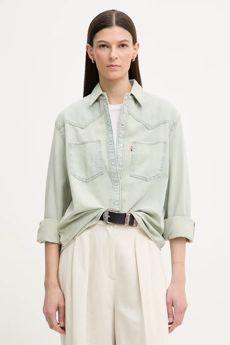 Levi's γυναικείο πουκάμισο ντένιμ TEODORA WESTERN