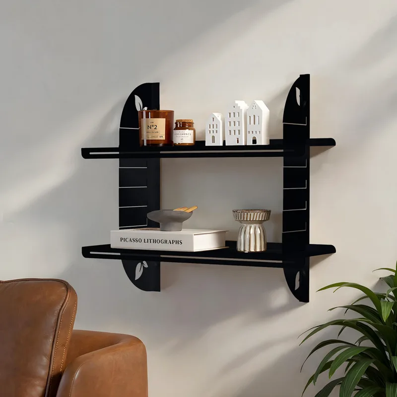 Μεταλλικό Διακοσμητικό Ράφι Vlnt126Syh 274Stl1115 (70x60 cm)