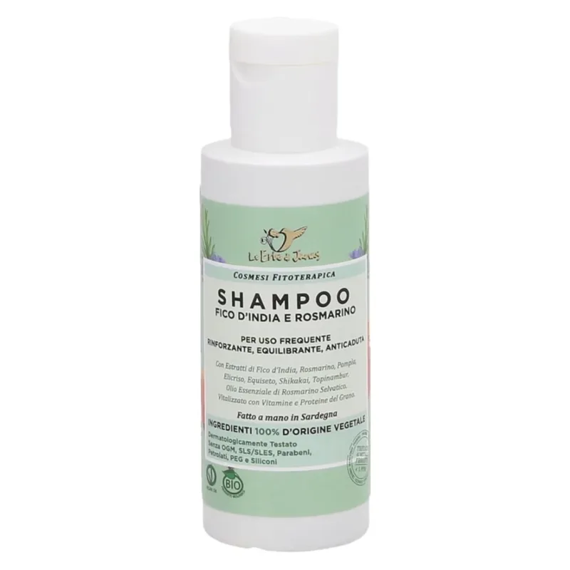 Le erbe di janas Frequent Use Shampoo Prickly Pear & Rosemary, 50 ml