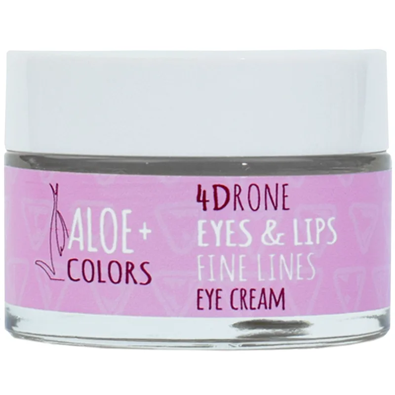 Aloe+ Colors 4Drone Eyes & Lips Fine Lines Eye Cream Κρέμα Ματιών, Χειλιών για Λάμψη & Αντιμετώπιση των Μαύρων Κύκλων 30ml