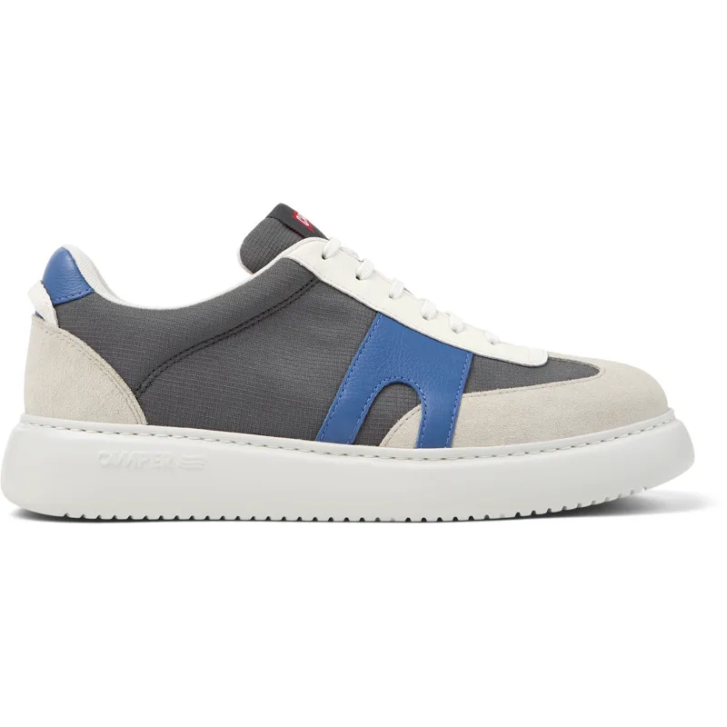 CAMPER Runner K21 - Casual παπούτσια Για Ανδρικα - Γκρι,Μπεζ,Λευκό, Μέγεθος 41, Cotton fabric
