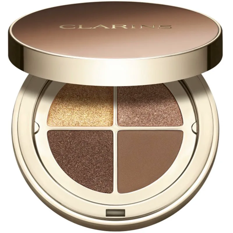 Clarins Ombre 4 Colour Eye Palette Παλέτα σκιών για τα μάτια για μακρόχρονη επίδραση απόχρωση 04 - Brown Sugar Gradation 4.2 γρ