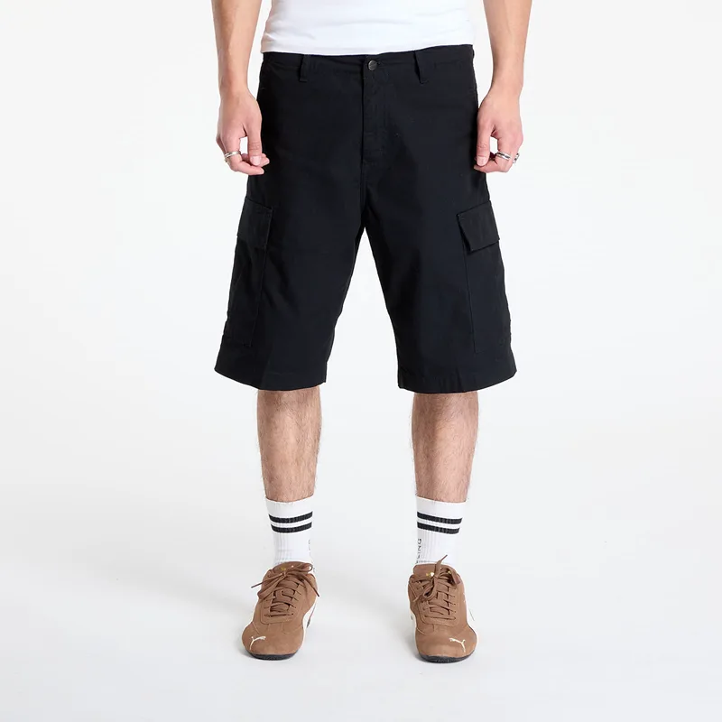 Σορτς Carhartt WIP Regular Cargo Short Black Rinsed 29